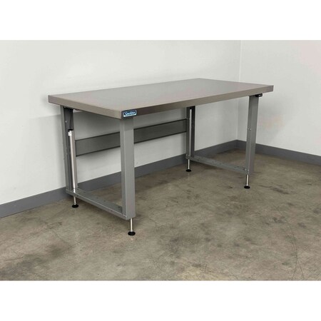 Stackbin Electric Workbenches, 48"W, Adj. H, 1000lb S4830-4000-E-BG