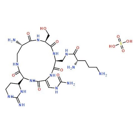 Ak Scientific Capreomycin sulfate from streptomyces capreolus (5g), CAS 1405-37-4 U436-5g