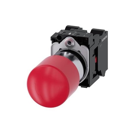 Siemens EMERGENCY STOP mushroom pushbutton 22 mm 3SU1150-1GB20-3PW0