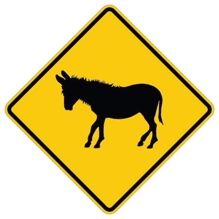 Sign Solutions Usa Traffic Sign, 48 in Width, Aluminum Sign, Diamond DUS06HYE4848W11-19