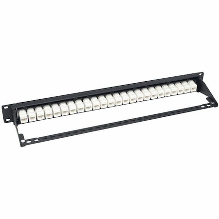 Eaton Tripp Lite Series 24-Port Cat6a Feed-Through Patch Panel - 4PPoE Compliant, 1U N254-024-6A