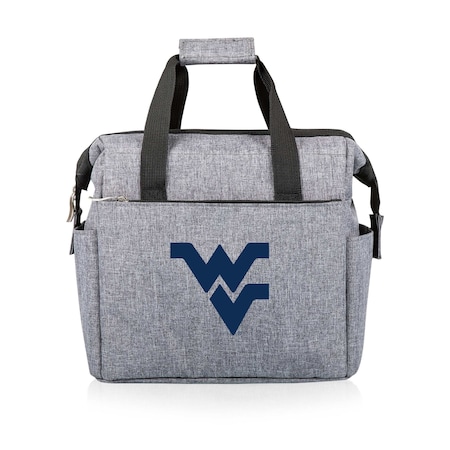 Picnic Time Family Of Brands NCAA West Virginia Mountaineers On The Go Lunch Bag Cooler - Soft Cooler Lunch BoxHeathered Gray 510-00-105-834-0