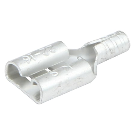 Allstar Performance 22-18 Gauge Non-Insulated Female Blade Terminal, 20PK ALL76008