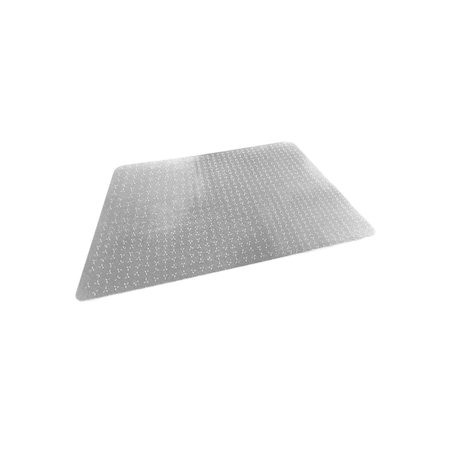 Floortex Cleartex TrYlok Vinyl Rectangular Chair Mat for Low Pile Carpets up to 1/4in. - 29in. x 47in. NRCMFLVT0001