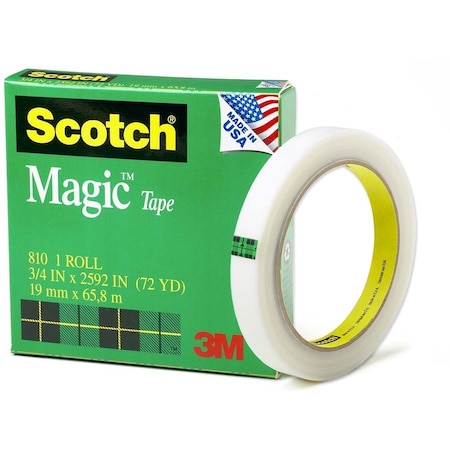 3M Magic Tape, 3/4 x 2592in, Writable Surface 810342592