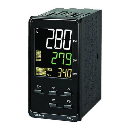 Omron Temperature Controller 1/8DIN , Relay E5EC-RX4A5M-000