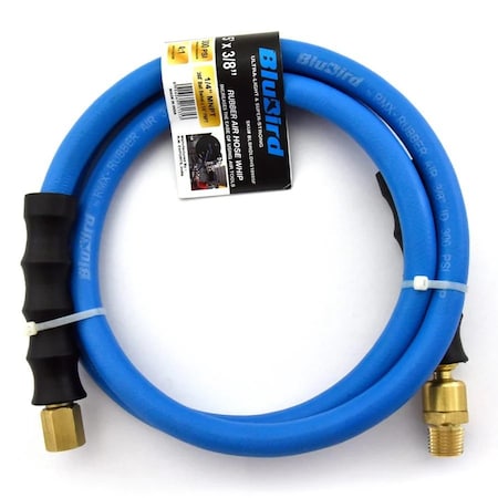 Blubird BluBird Rubber Air Hose Whip / Snubber 1/2" x 5' BBSR1205