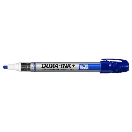 Markal Ink Industrial Marker, Blue, Bullet 96325G