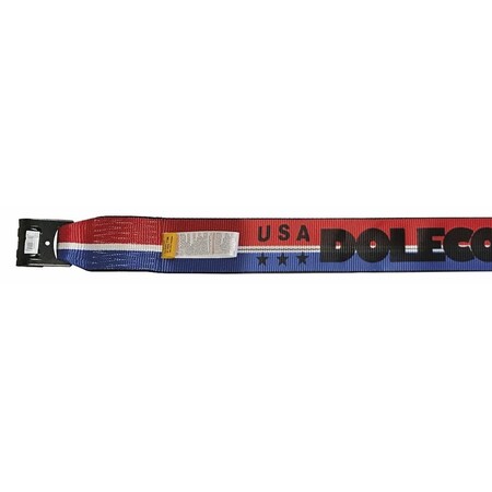 Doleco Winch Strap 4" x 30' Patriot with Flat Hook, 5,400 lbs WLL 23164430