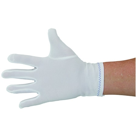 Workhorse Nylon Inspector's Hand Protection Gloves, Cut/Sewn, Large, 24PK E542000F5