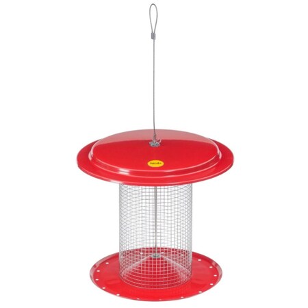 Birds Choice Sunflower 3 lb. cap. Metal Hanging Bird Feeder BCSFRD