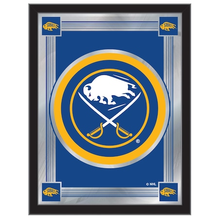 Holland Bar Stool Co Buffalo Sabres 17" x 22" Logo Mirror MLogoBufSab