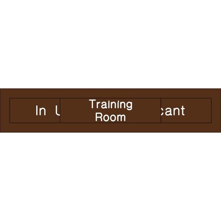 Nmc Training Room In Use Vacant Engraved Office Occupancy Sign, EN307BN EN307BN