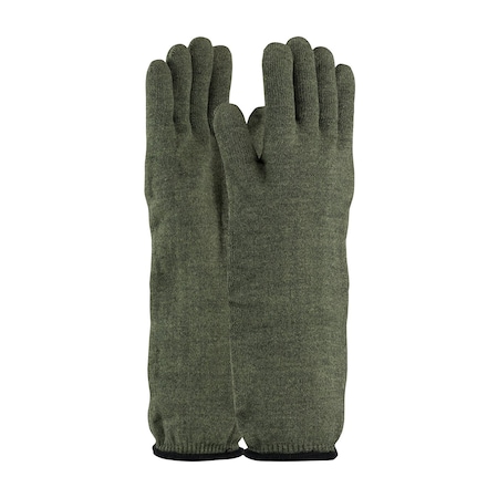 Kut Gard DuPont Kevlar / Preox Seamless Knit Hot Mill Glove with Cotton Liner, Extended Cuff 43-858L