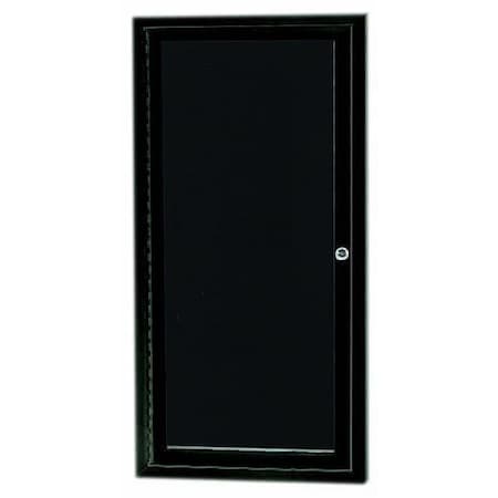 Aarco Outdoor Enclosed Directory w/ Al Frame, Bronze Anodized, Letter Panel is Black Vinyl, 24''Hx12''W OADC2412BA