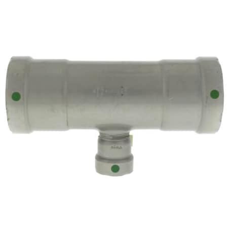 Viega MegaPress tee P1 2 P2 2 P3 0.75 carbon steel zinc-nickel coating 25385