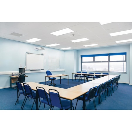 Lithonia Lighting 38 W LED Flat Panel 1.7 in. H X 23.8 in. W X 47.8 in. L 2628G1