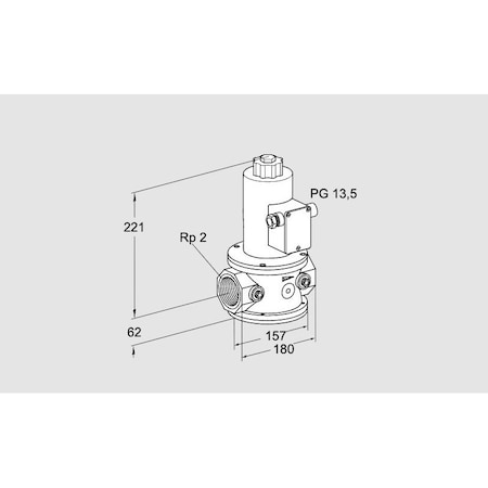 Honeywell Kromschroder VLV, SOLND, GAS, VG 50/39R10NQ33 KS85261400