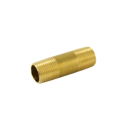 Proline Series Brass 1/2-in MIP x2-1/2-in Nipple BN-838NLB