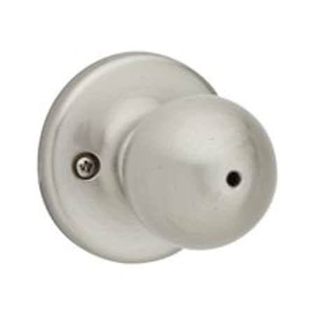 Kwikset 300P 15 6AL RCS V1 Door Knob, 178 in Dia Knob, Zinc, Satin Nickel 300P15 6ALRCSBX
