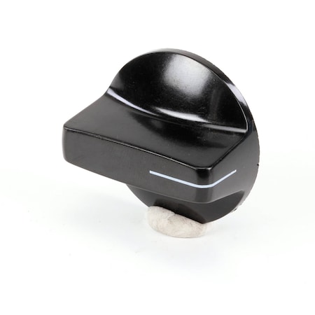 Bakers Pride Knob, Rotary Switch, w/ Brass Insert #1, Black 2R-S1306A