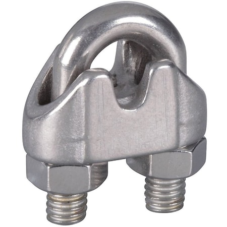 National Hardware 4230BC Series Wire Cable Clamp, 3/16 in Dia Cable, 1 in L, Malleable Iron N830-313
