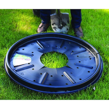 Ado 38 in. Arbor MP15 Edge Tree Ring, Black 5043802