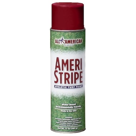 All American Paint Maroon Athletic Aerosol Field Paint, 12PK 1090