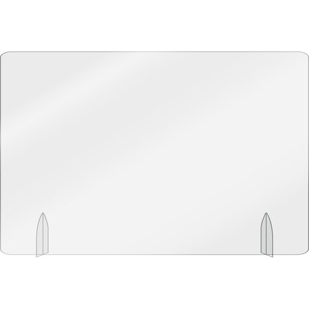 Aarco Polycarbonate Freestanding Protection Shield FPT2436PC