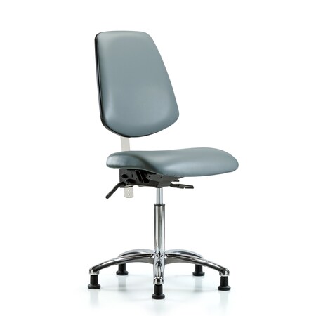 Blue Ridge Ergonomics Vinyl Clean Room Chair BR-NCR-VMBCH-MB-CR-T0-A0-NF-RG-8822