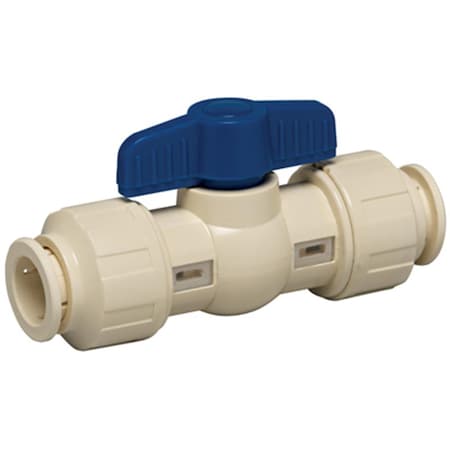 Gourmetgalley 126-8-12-12B 0.5 in. Push Fit CPVC Ball Valve GO3255449