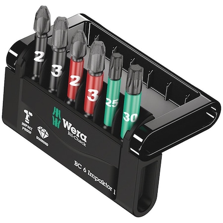 Wera Bit-Check 6 Impaktor 1, 6 pieces 5057695001