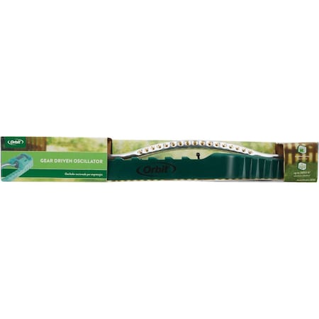 Orbit Plastic 3600 Sq. Ft. Green Oscillating Sprinkler 56761