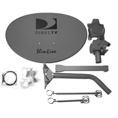 Directv Slim Profile makes this dish aesthetically pleasing for areas with Home Owners Association Includes SLSPF