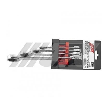 Jtc Auto Tools Star Type Offset Gear Wrench Set, 4pcs 5425S
