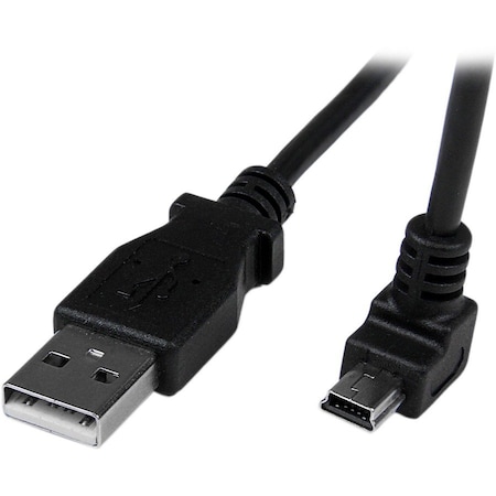 Startech.Com 2M USB TO DOWN ANGLE MINI USB CABLE USBAMB2MD