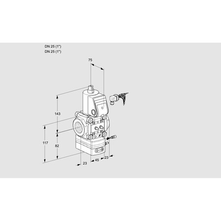 Honeywell Kromschroder VAG125R/NWAE KS88000206