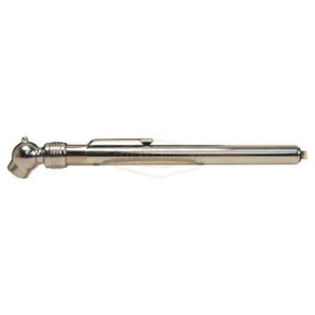 Dixon The Right Connection Professional Tire Pressure Gauge with Pocket Clip, 10 to 50 psi, Polished Chro DFG5