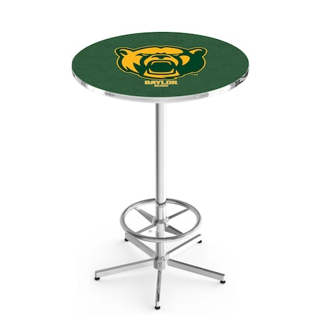 Holland Bar Stool Co 42" Chrome Baylor Pub Table, 36" dia. Top L216C4236Baylor