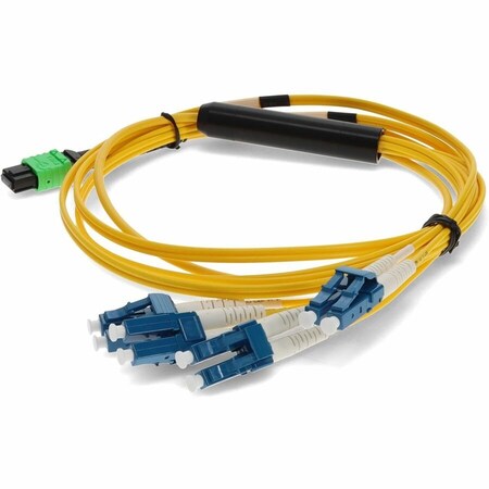 Add-On This Is A 2M Mpo (Female) To 8Xlc (Male) 8-Strand Yellow Riser-Rated ADD-MPO-4LC2M9SMF