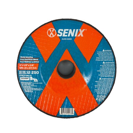 Senix 5in Grinding Disc AUGD-0003