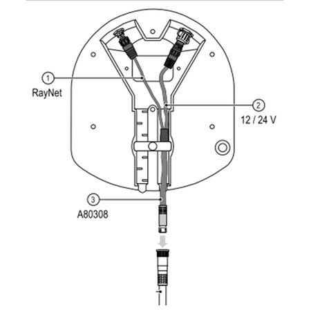 Raymarine Quantum Radar Adapter Cable RAYA80308