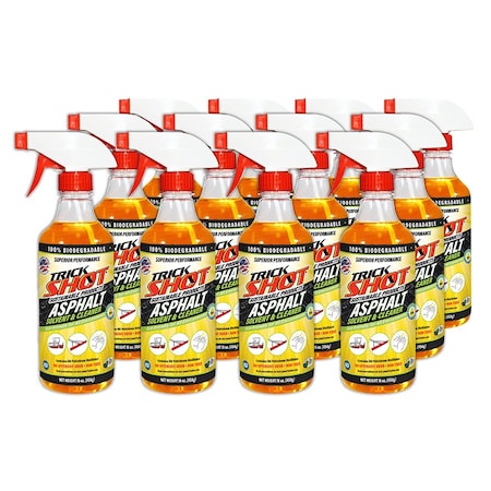 Trick Shot Sustainable Products Asphalt Solvent & Cleaner 16oz, 12PK TSASPH16OZ12PK