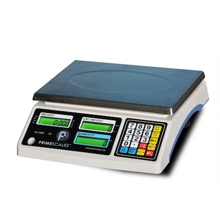 Prime Systems PS-C30KS Large Platform Precision Counting Scale 6kgx0.2g, 13lb x0.0004lb Z-C30KN-6kg-2