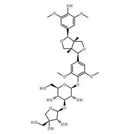 Ak Scientific (-)-Syringaresnol-4-O-beta-D-apiofuranosyl-(1->2)-beta-D-glucopyranoside (5mg), CAS 136997-64-3 Y0001-5mg