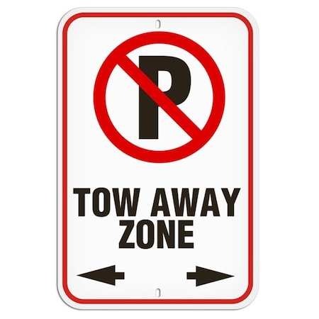 Primeguard Tow Away Zone, 12'' x 18'' PSS1004R