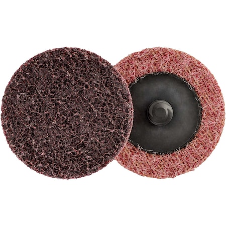 Auveco Surface Conditioning Disc 2in Medium Maroon, 25PK 22375