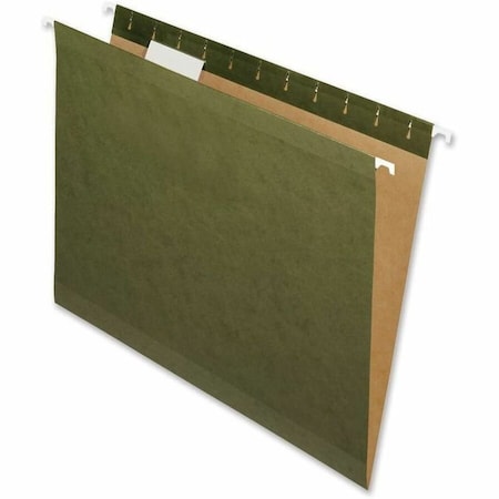 Nature Saver Hanging File Folders, Green, PK25 NAT08650