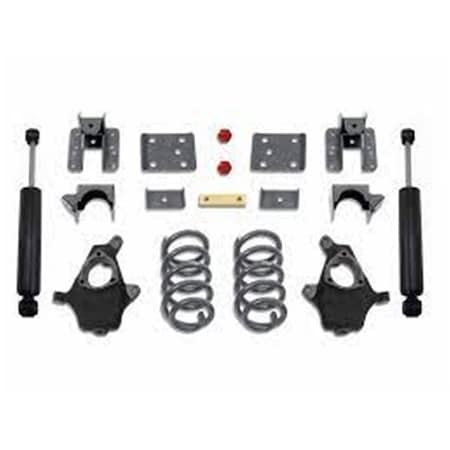 Whole-In-One 0.6 in. Lowering Kit with Maxtrac Shocks for 2014-16 GM 1500 2-4WD WH2449964