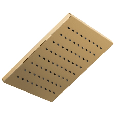 Delta Universal Showering Components Single-Setting Metal Raincan Shower Head In Champagne Bronze 52159-CZ